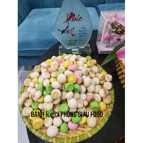 BÁNH MEN BI MIX MÀU ( PHONG GIÀU FOOD )