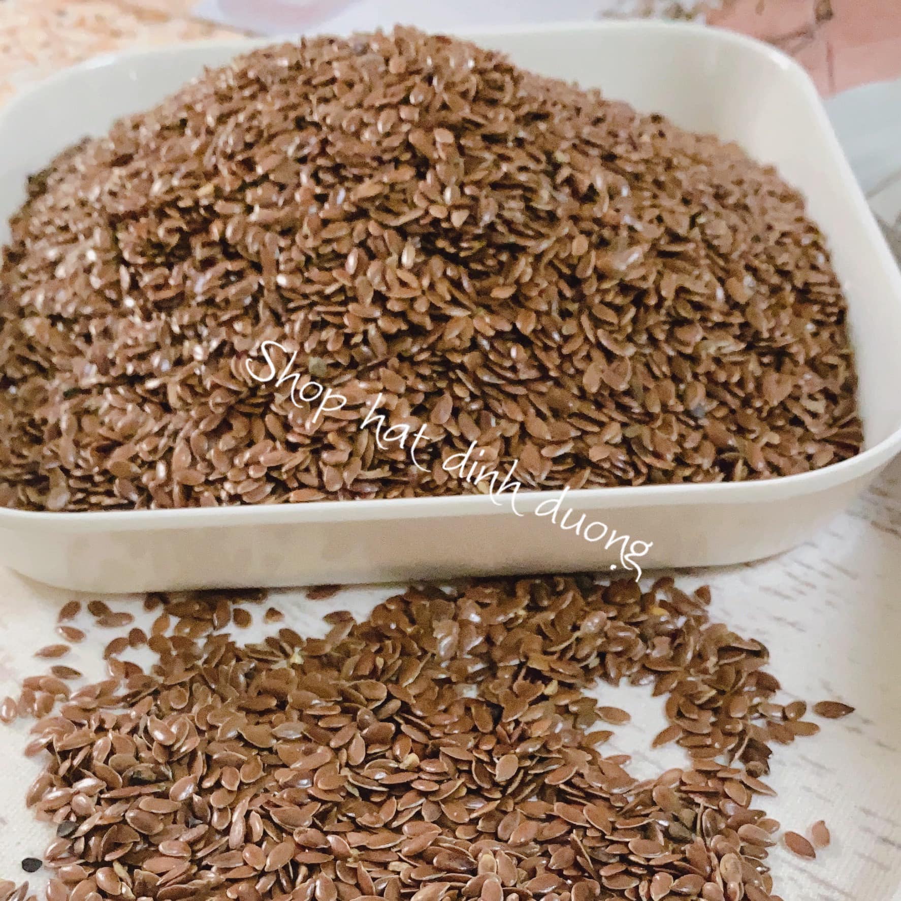 Hạt lanh nhập canada 500Gr