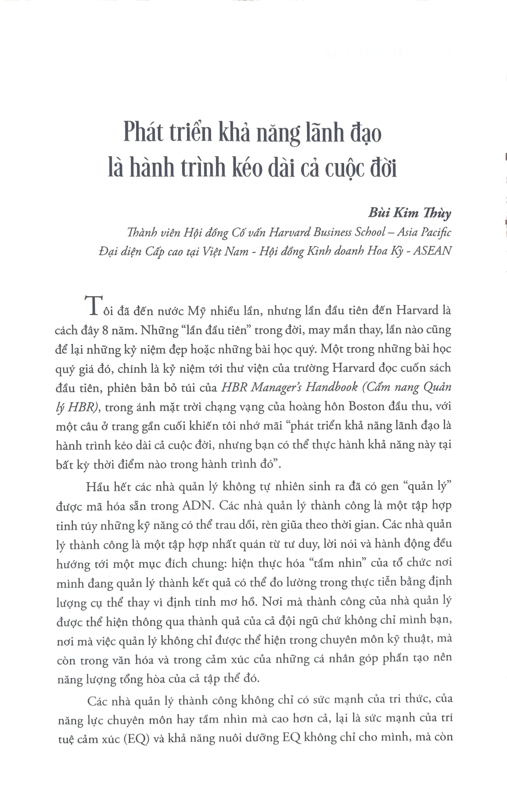 Sách - HBR - Cẩm Nang Quản Lý
