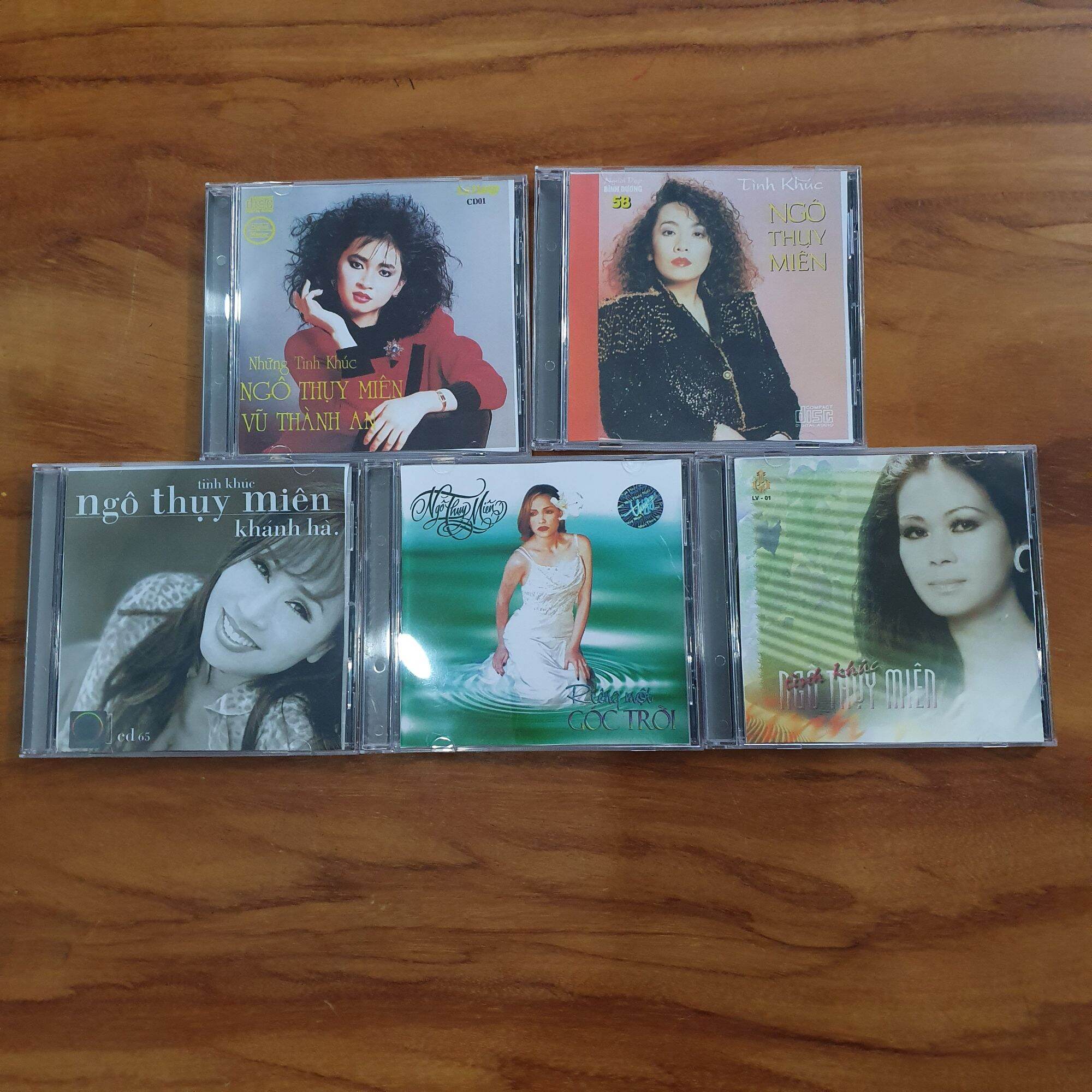 [MDCD] Bộ 5 Đĩa CD Nhạc Ngô Thụy Miên tuyển chọn