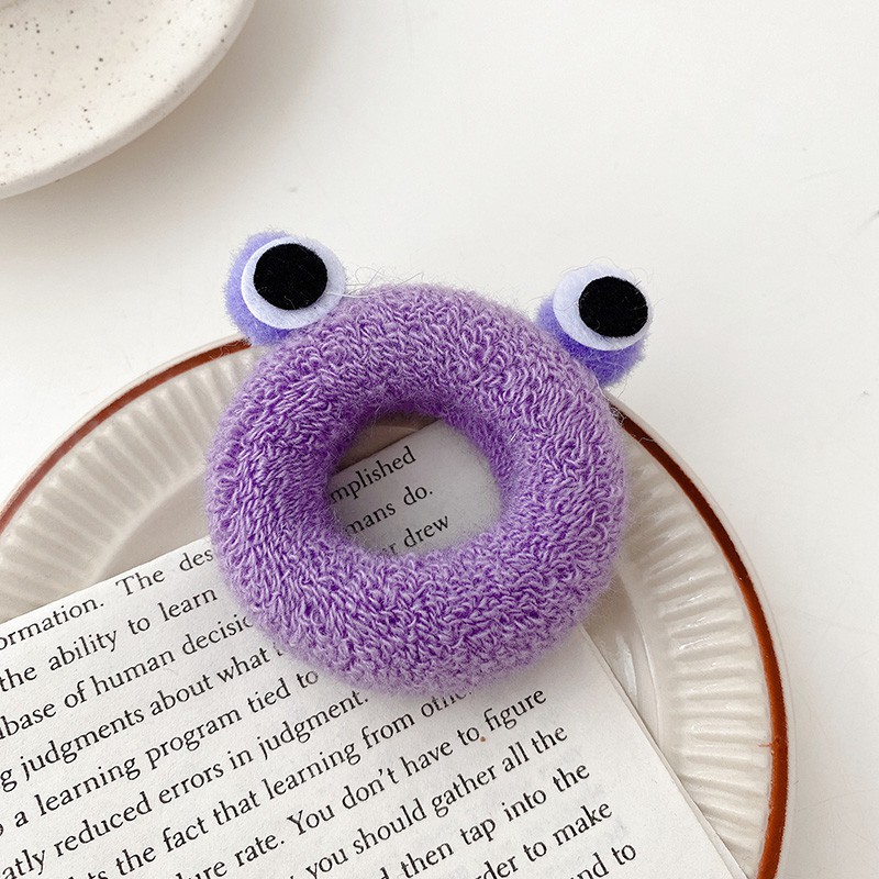 Cột tóc bông mắt ếch cute êm đầu không gãy tóc