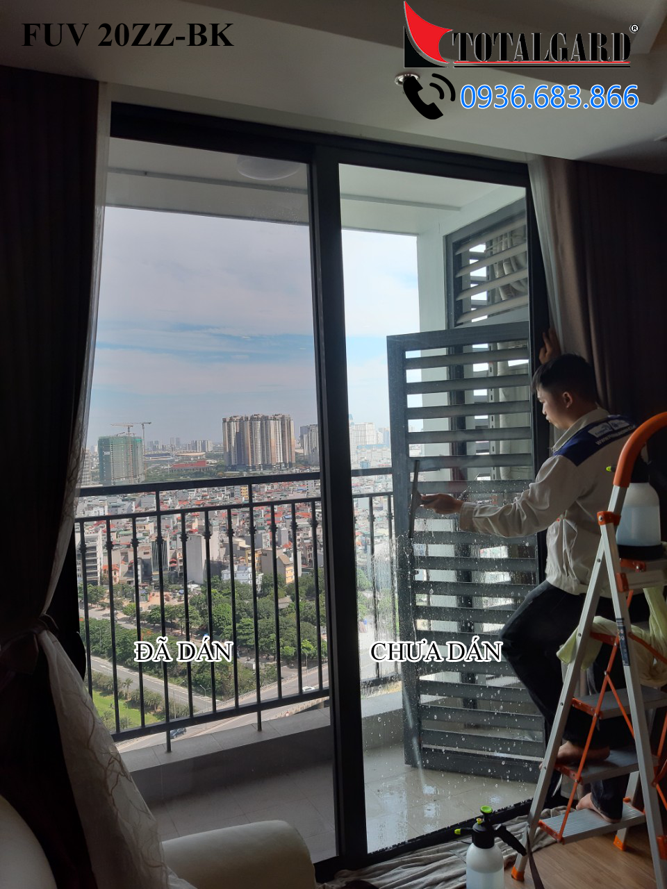 1md phim cách nhiệt TotalGard FUV 20ZZ-BK
