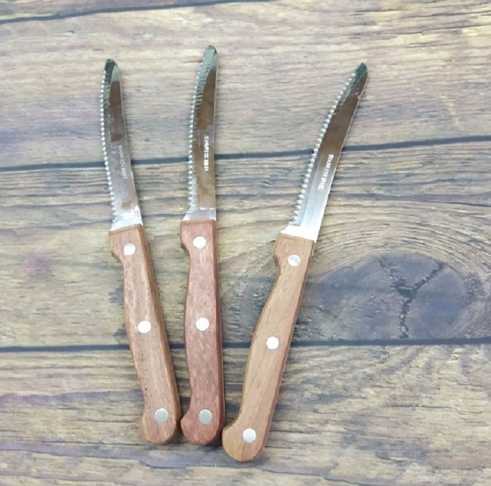 Dao Rọc Bánh Mì Cán Gỗ 21 Cm