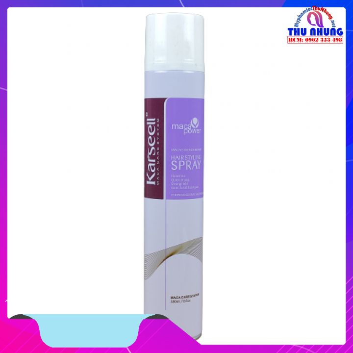 [+Tặng mũ trùm]Keo xịt tóc Karseell Maca Spray 380ml