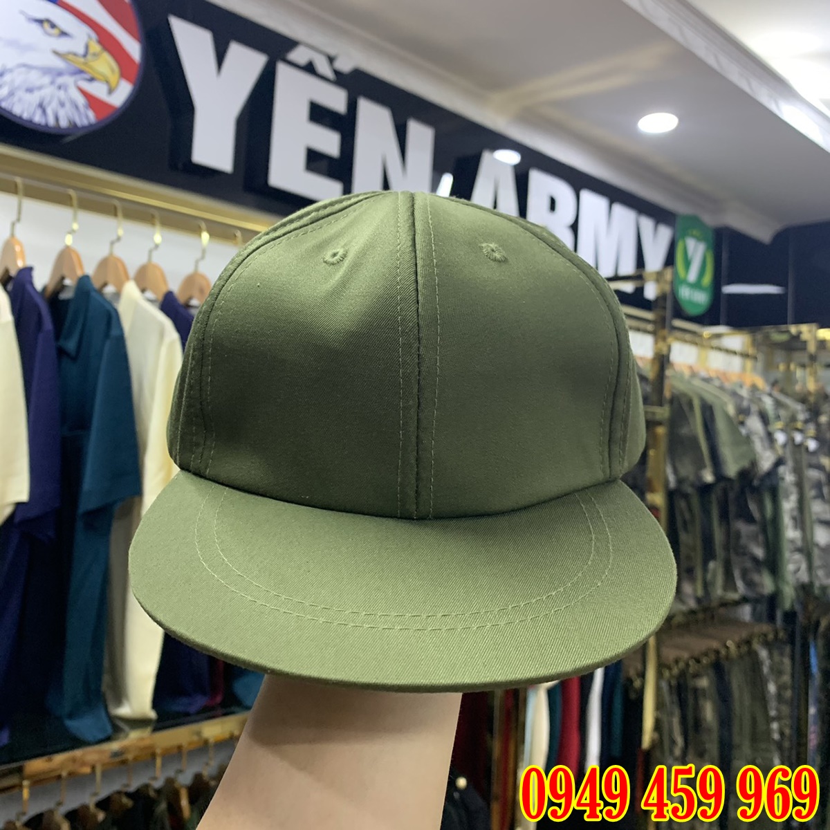 Mũ 6 Múi Lính Mỹ - Hàng Nhập Thái Xịn