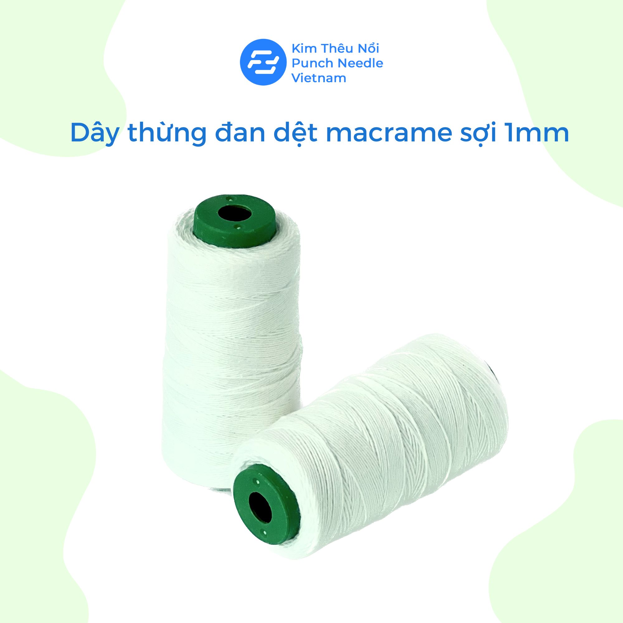 A roll 1mm macrame woven