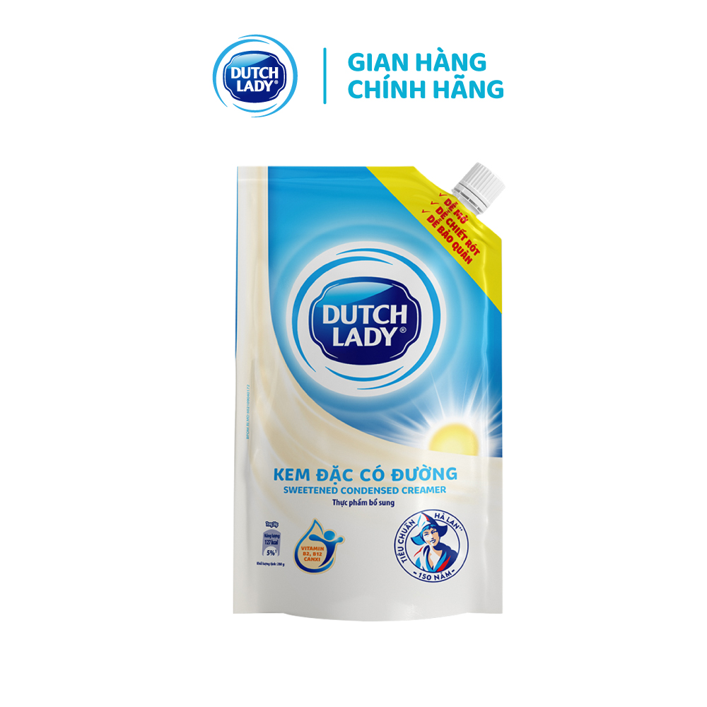 Combo 4 Túi Kem Đặc Có Đường Dutch Lady 545g/túi