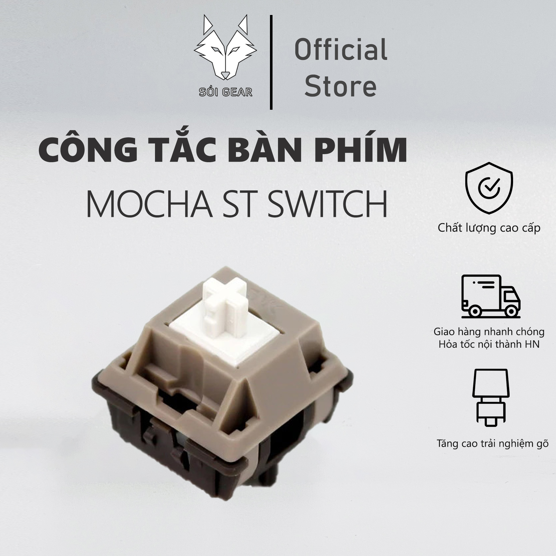 Công tắc bàn phím cơ | switch mocha st | linear switch