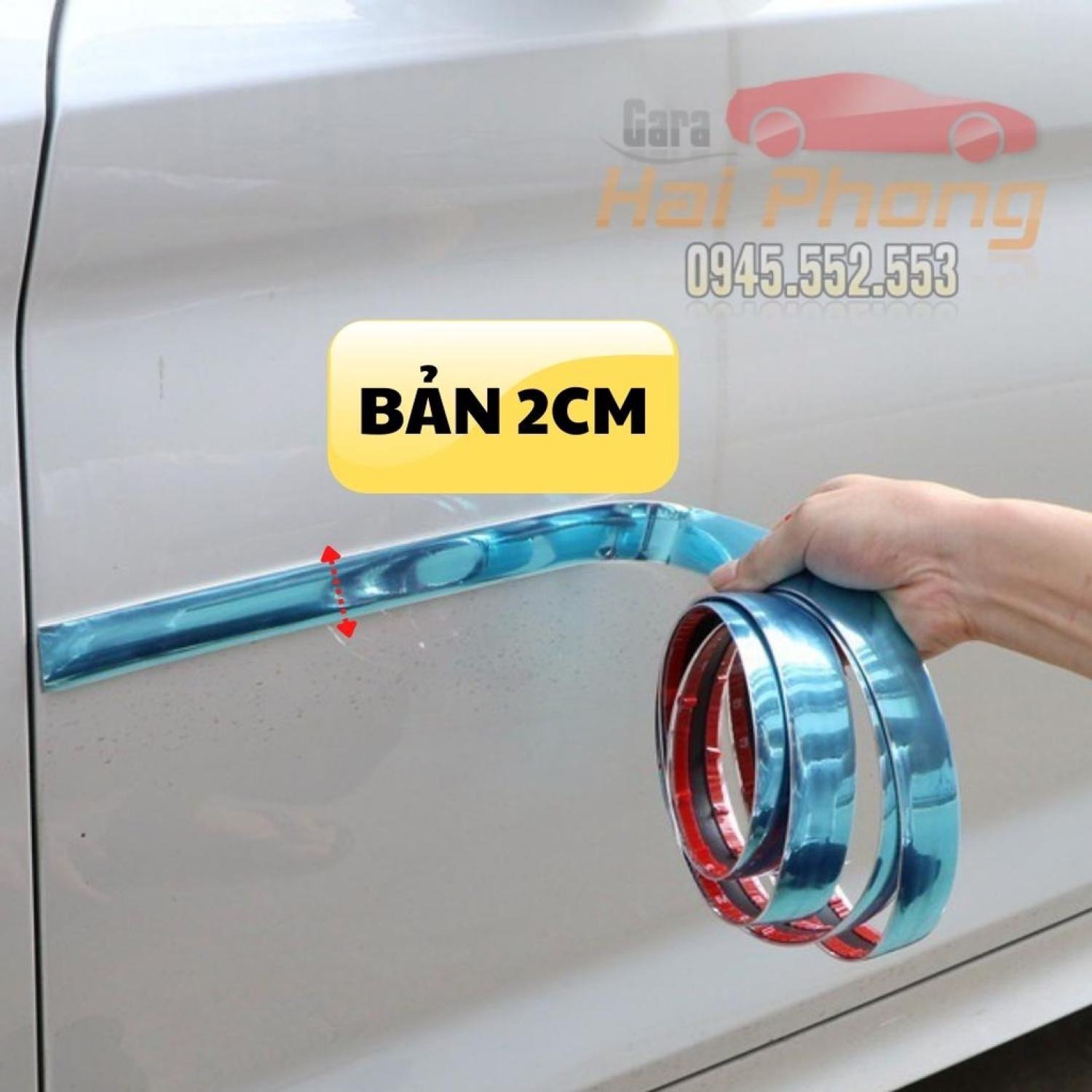 Cuộn 13m nẹp viền trang trí chân kính ô tô mạ crom bản 1cm - 2cm - 3cm nẹp viền kính ,nẹp cửa xe , nẹp badsok