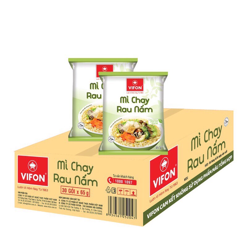 MÌ CHAY RAU NẤM VIFON