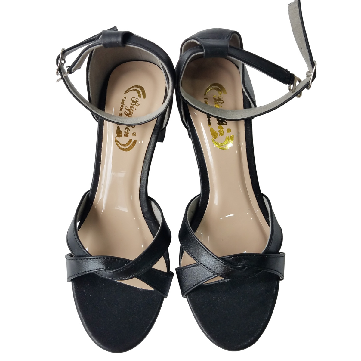 Giày Sandal Cao Gót Nữ BIGBEN Da Bò Thật Cao 5 Phân CG157