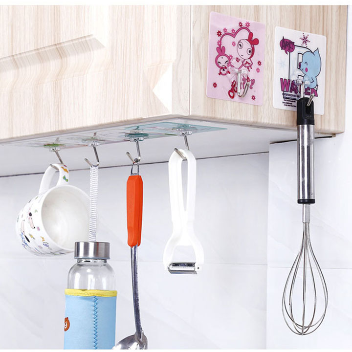 Combo 10 móc dán tường siêu dính 3D chắc chắn.