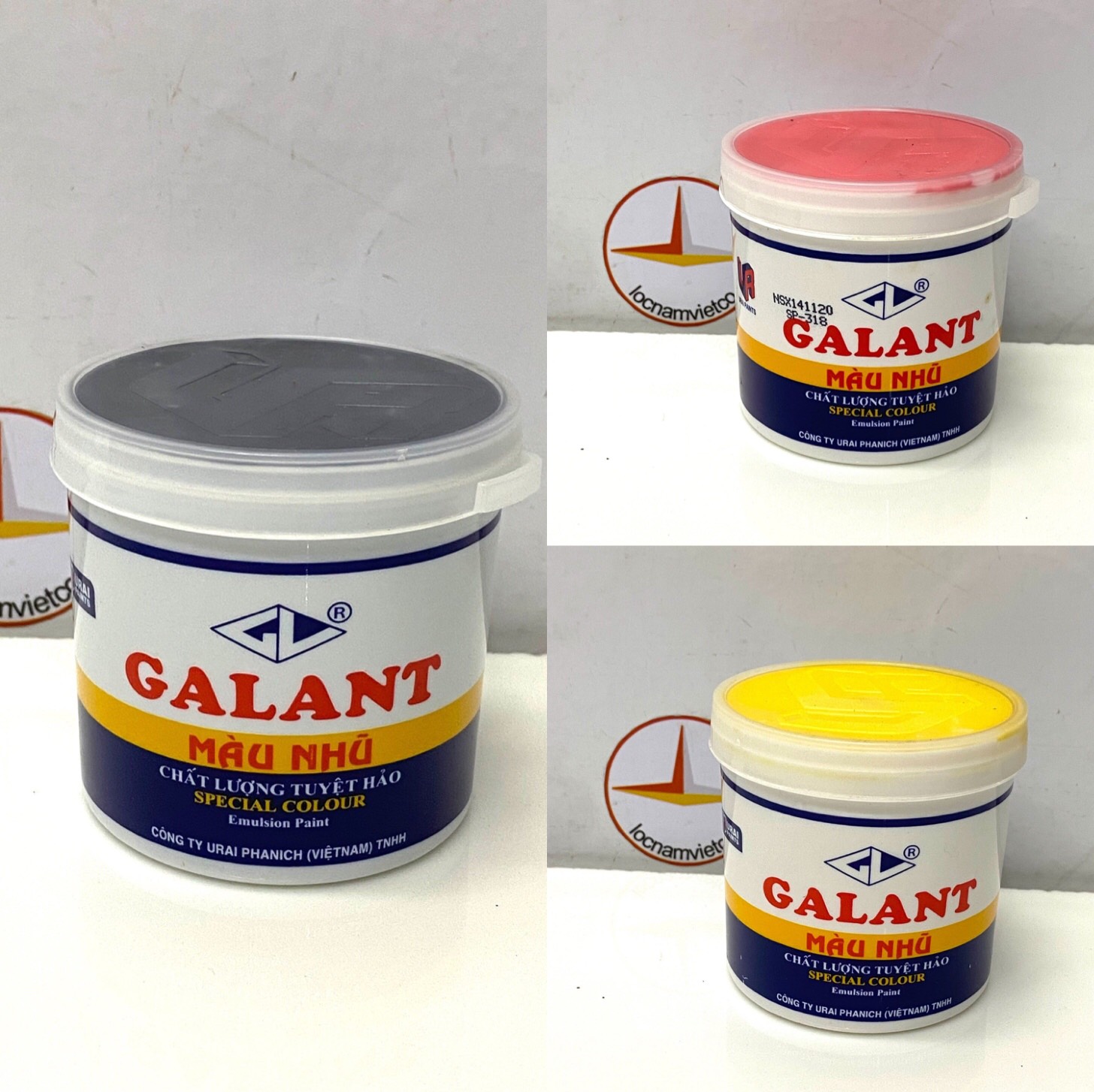 Combo 3 tinh màu ( ve màu ) Galant (Đen, Đỏ, Vàng )