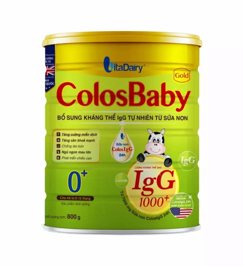Sữa bột COLOSBABY GOLD 0+ 800G [CAM KẾT CHÍNH HÃNG, DATE MỚI]