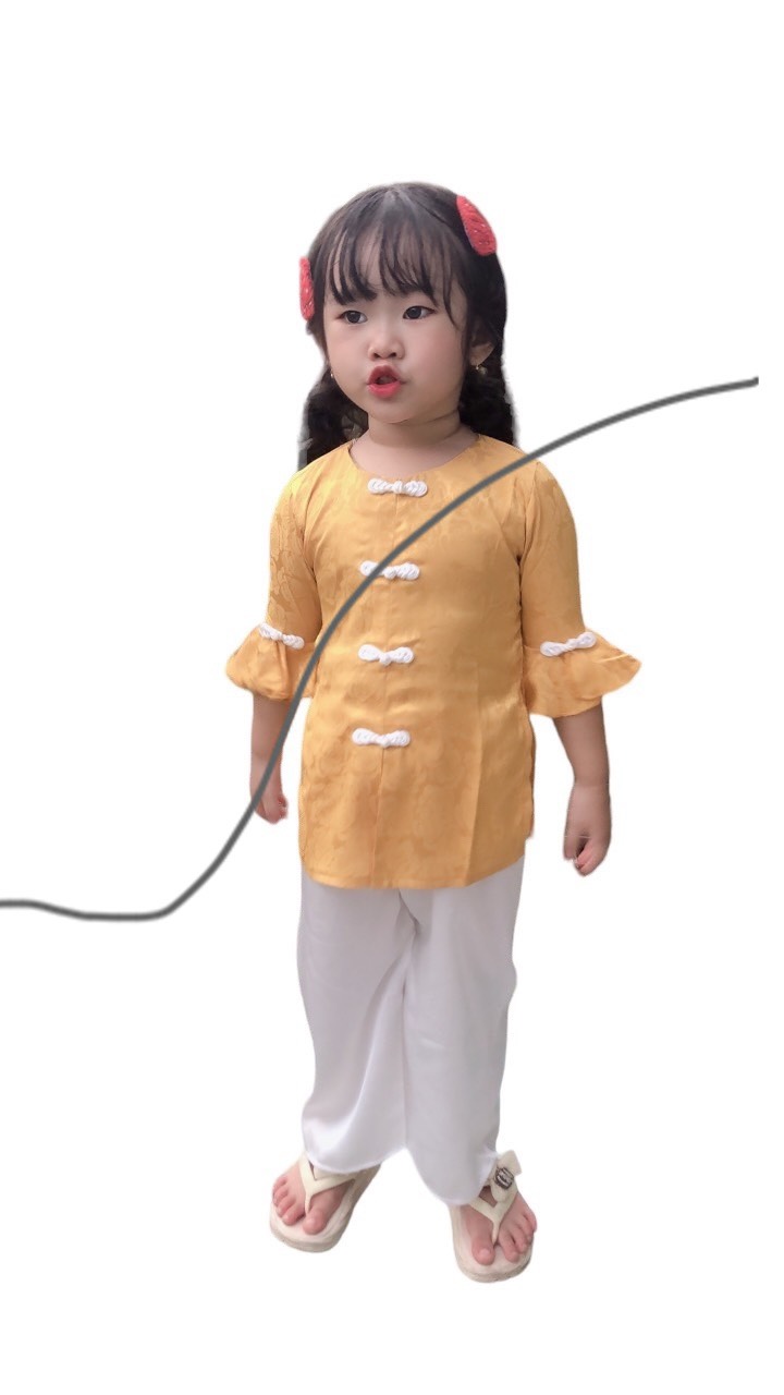 ÁO BÀ BA CÁCH TÂN CÚT TÀU MẸ VÀ BÉ