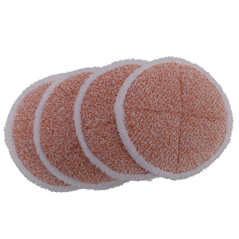 4 Packs Heavy Scrub Mop Pads Replacement For Bissell Spinwave 2039A 2124 Powered Hard Floor Mop