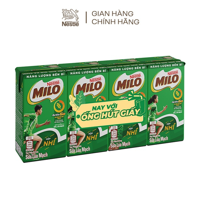 [Siêu thị WinMart] - Thùng 48 hộp sữa Milo Nestlé lúa mạch 115ml
