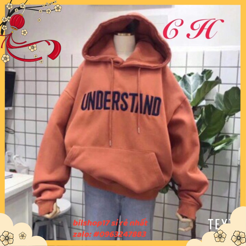 Áo hoodie Unders nỉ bông COH0719