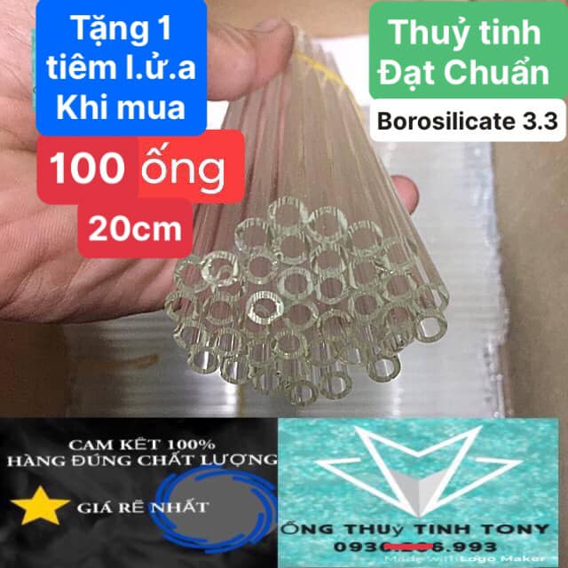 Ống thủy tinh 1OO ống +QUÀ TẶNG