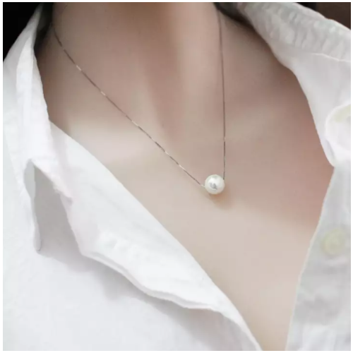 [HCM]?????? Bộ dây bạc mặt ngọc trai tuyệt đẹp (bạc thật 925 + mặt ngọc trai nuôi thật 100% )