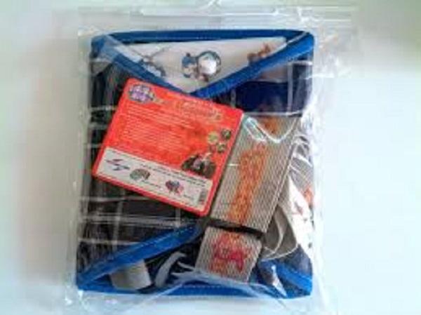 [HCM]Đai ngồi xe máy cho bé Supeguardo size XXL (hồng caro)