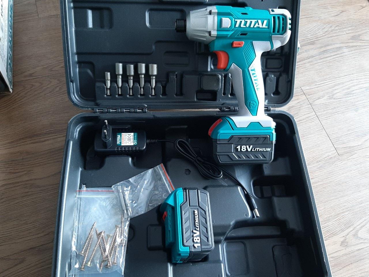 18V MÁY SIẾT VÍT DÙNG PIN LI-ION TOTAL TIDLI228181