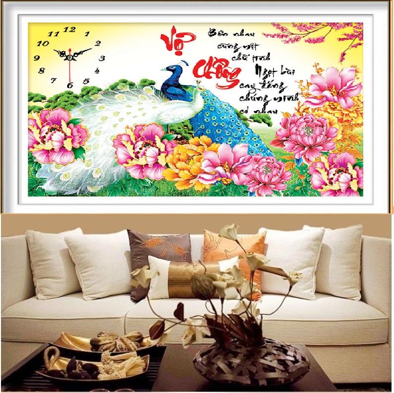 Tranh đá cao cấp ABC ( giá sỉ) vợ chồng VS065 76 x 45 cm