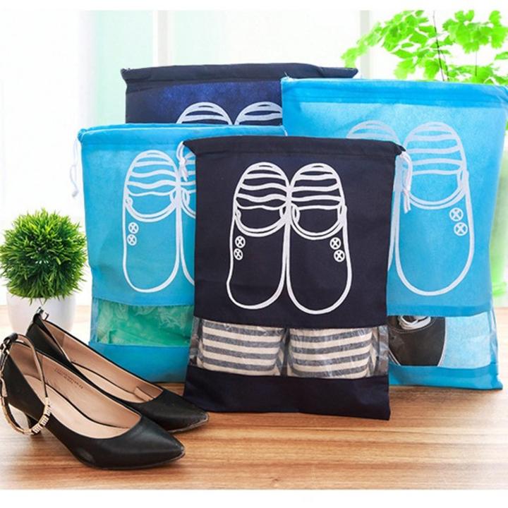 Túi dây rút đựng giày vải cavan chống nước size 37*27cm và 41*31cm