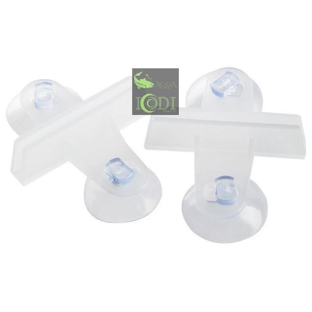 Mút kính giữ tấm ngăn bể (1 cái - màu trắng)