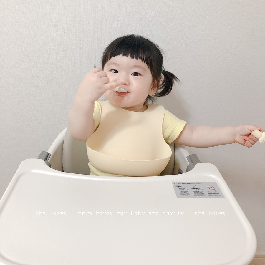YẾM ĂN DẶM SILICON CHO BÉ CHÍNH HÃNG BLUEMAMA