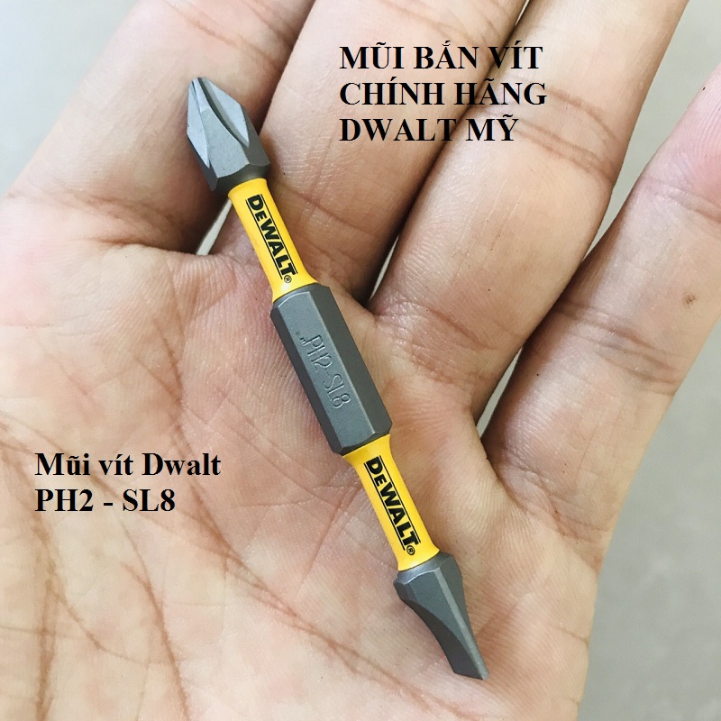 Mũi Vít DeWalt Chính Hãng Có Từ Hai đầu Ph2