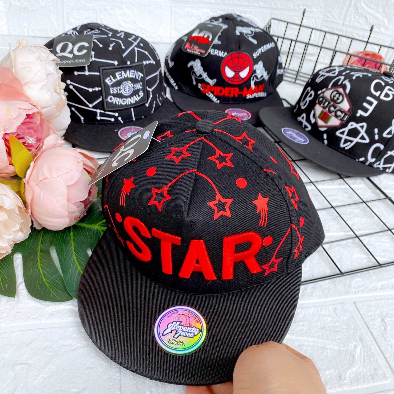 MŨ LƯỠI TRAI HIPHOP STAR CHO BÉ
