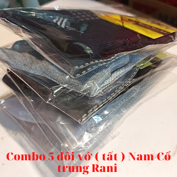 [HCM]Combo 5 đôi vớ ( tất ) Nam Cổ Trung Rani