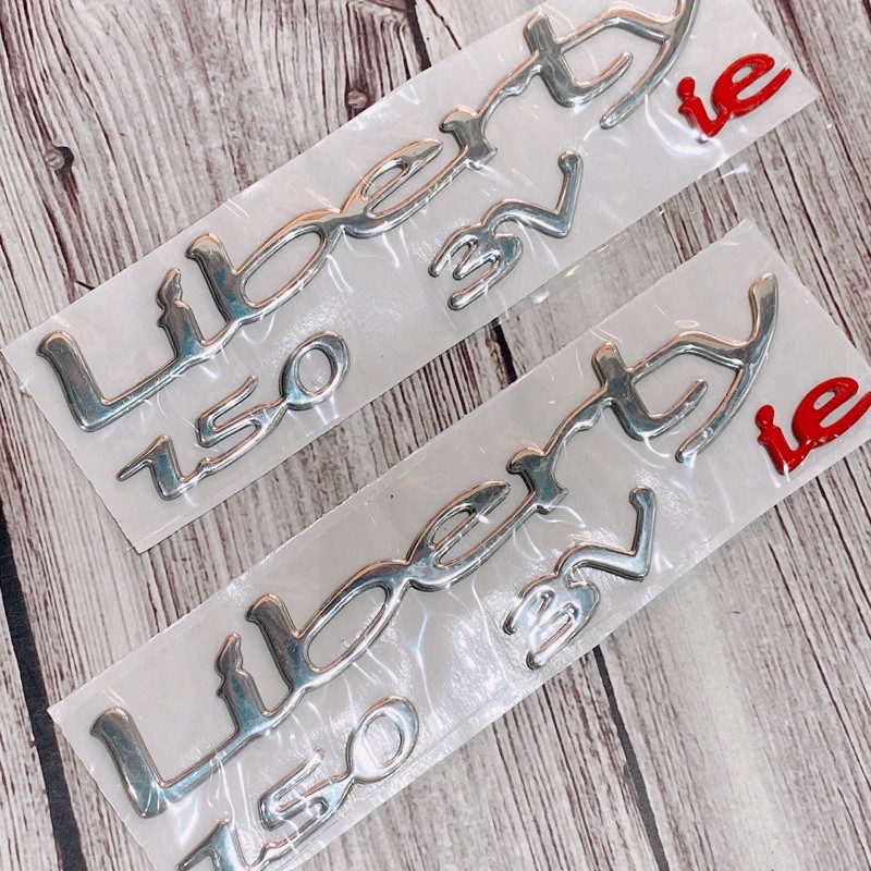 Tem nổi dán xe Liberty 125-150 3V ie