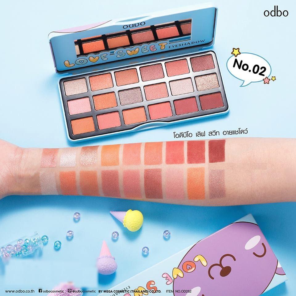 [HCM]Bảng Phấn Mắt 18 ô ODBO Love Sweet Eyeshadow