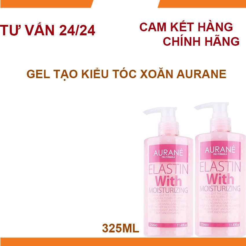 Gel dưỡng tạo kiểu tóc xoăn Aurane Elastin with Moisturizing