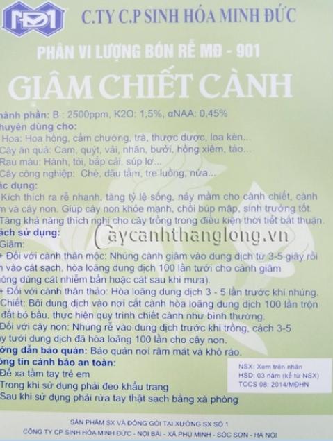 Dung Dịch Giâm Chiết Chiết Cành (10 Ống)