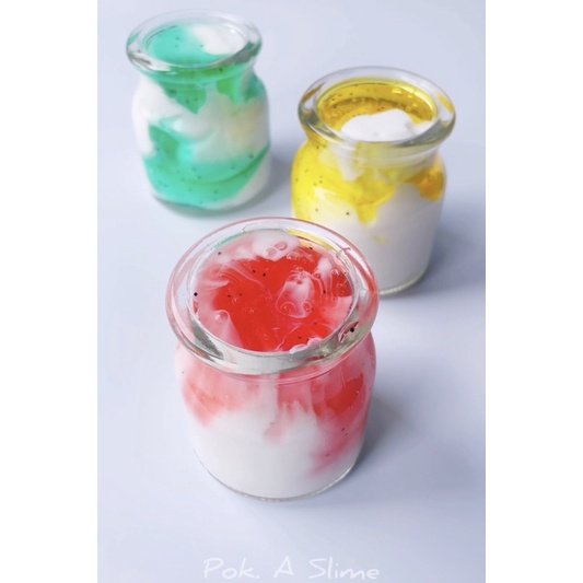 Slime Pudding trái cây (chất slime pudding jiggly)