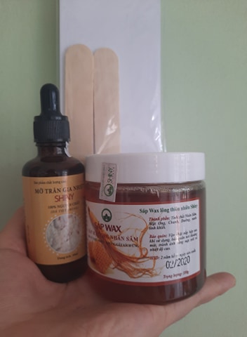 combo wax nhân sâm shyni