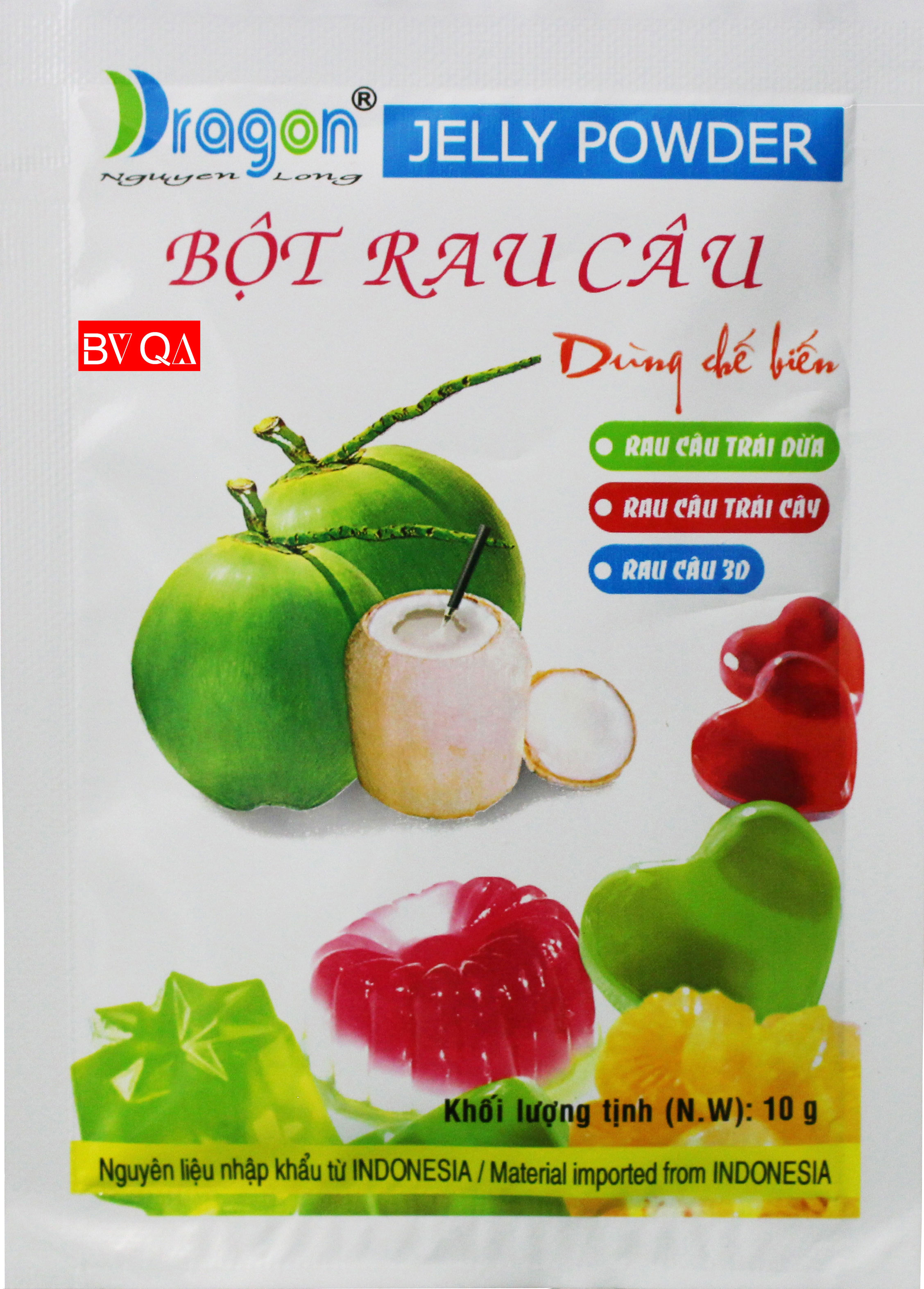 Bột Rau Câu DRAGON (12 gói x 10g)