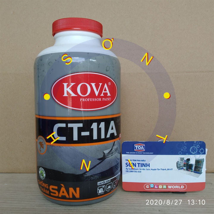 Chống thấm kova sàn 1kg , 4kg