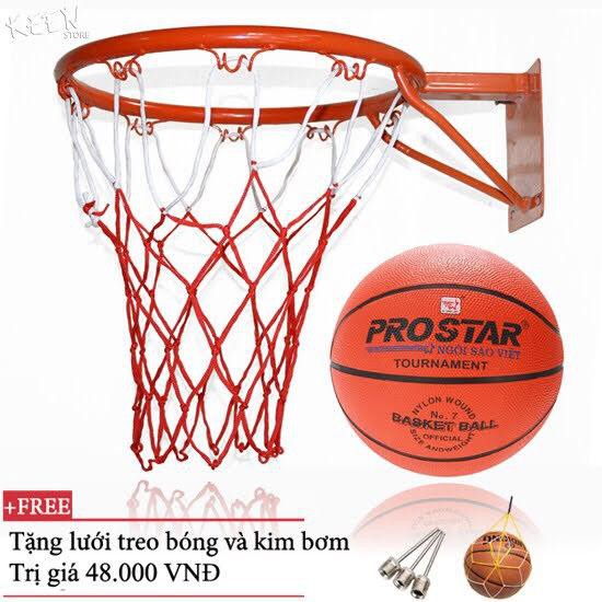 Combo bộ quả bóng rổ và khung bóng rổ, đủ các kích cỡ cho bạn lựa chọn