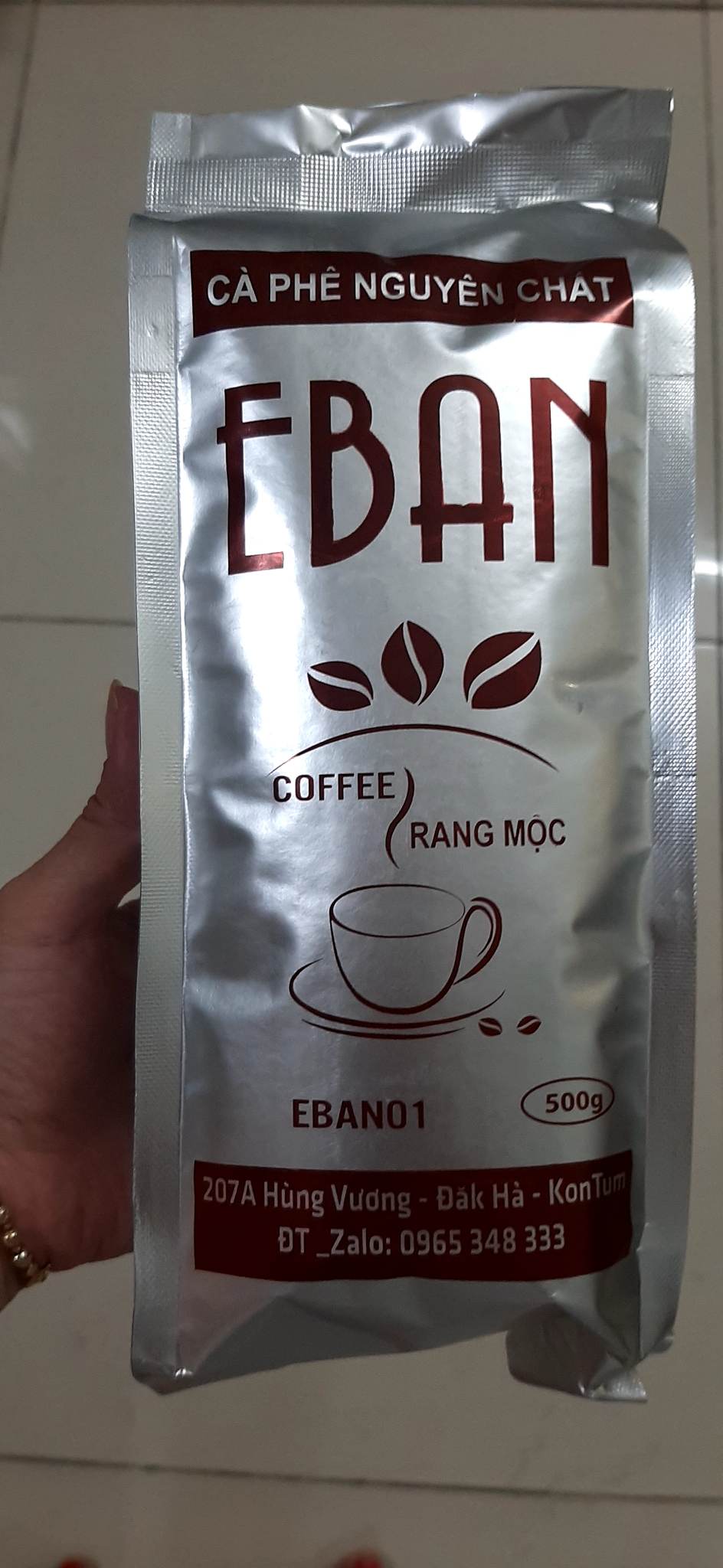 Cà Phê Gia Lai Nguyên Chất EBAN (100% robusta) Cafe Rang-Xay