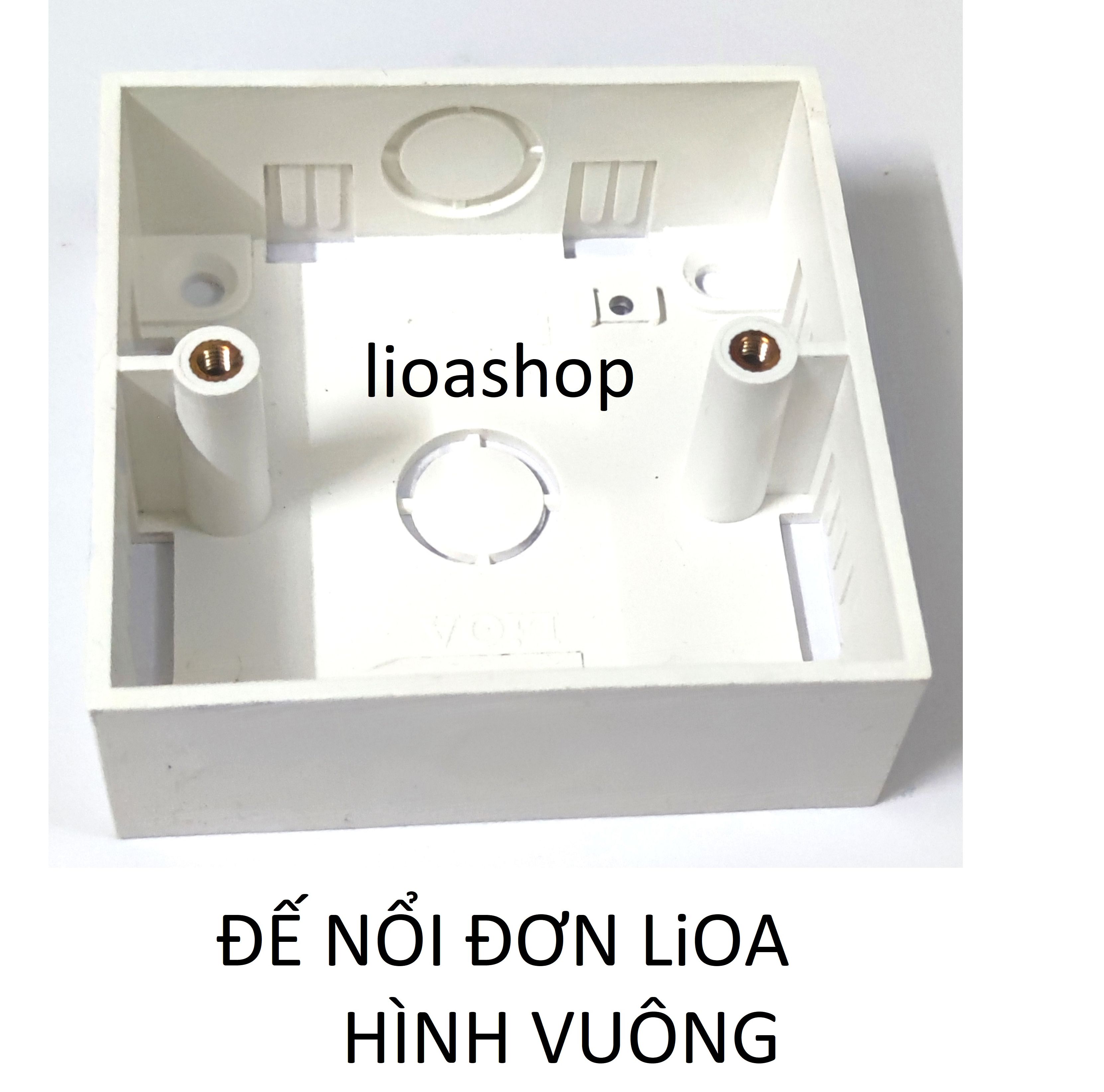 BỘ 3 ĐÉ ÂM - BỘ 3 ĐẾ NỔI  VUÔNG- LiOA.