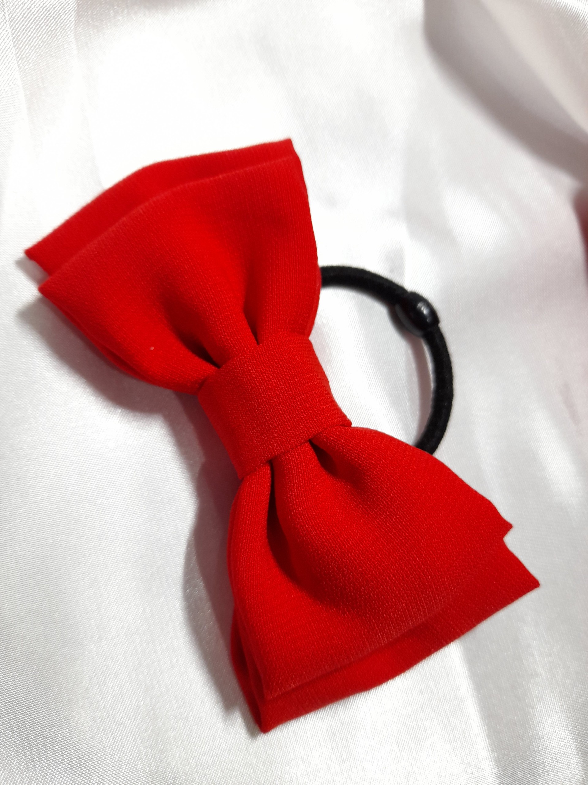 Set 03 Món Cột Tóc Handmade  Màu Đỏ