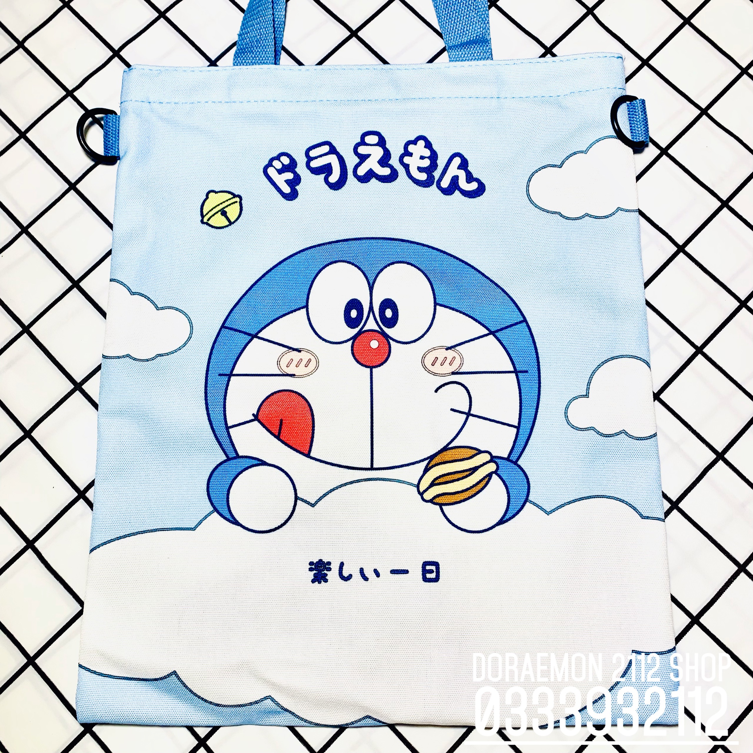 Túi tote Doraemon dễ thương thanh lịch