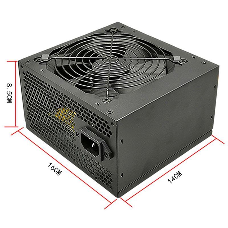 Bảng giá Rated 275W Chassis Power Supply Desktop Power Supply Supports Dual Image 6+2 Interface Wide Power Supply Us Plug Phong Vũ