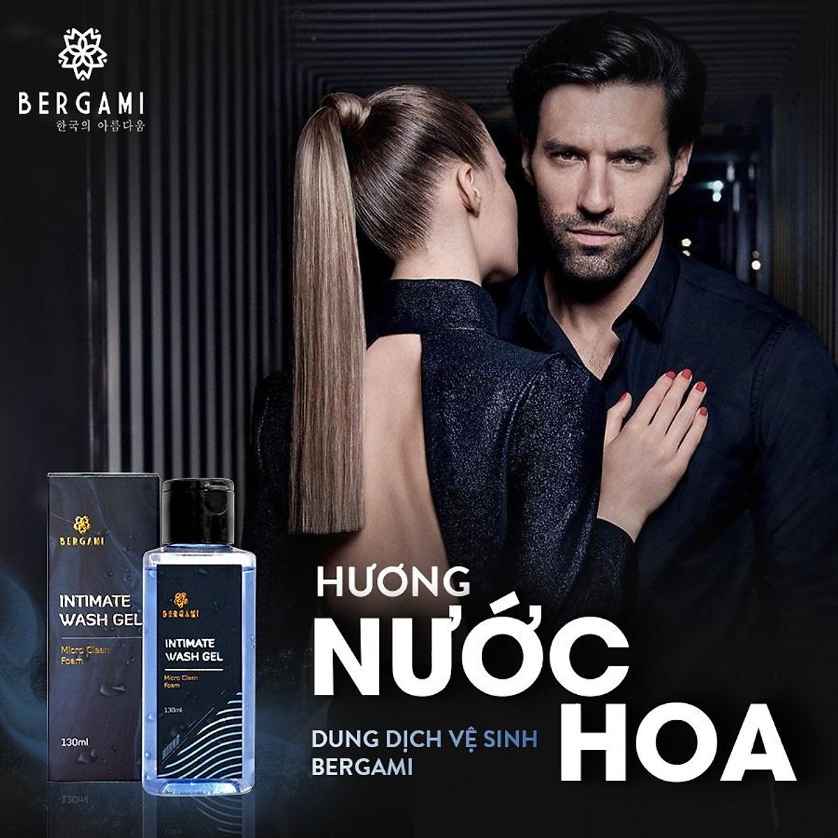 Dung dịch vệ sinh nam Bergami 130ml