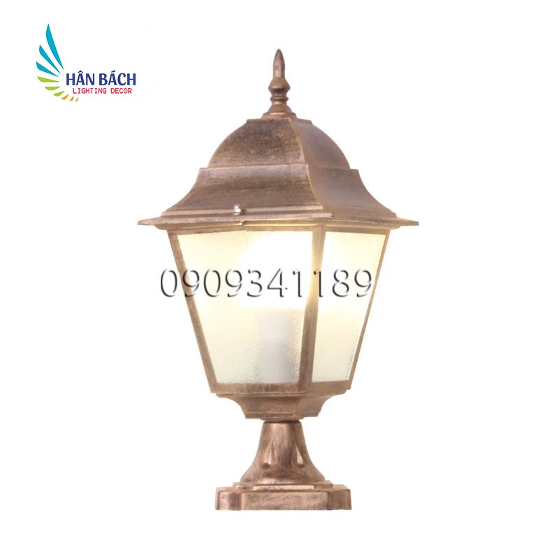 [HCM][RẺ VÔ ĐỐI]Đèn trụ cổngđèn gắn đầu cột ngoài trời HABALI