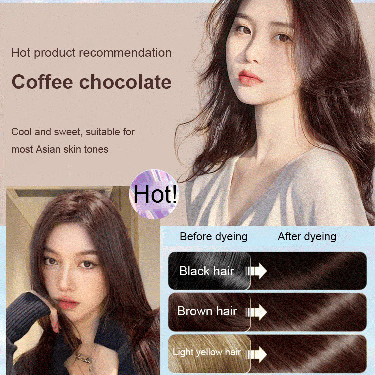 Long-lasting color Plant natural bubble hair dye